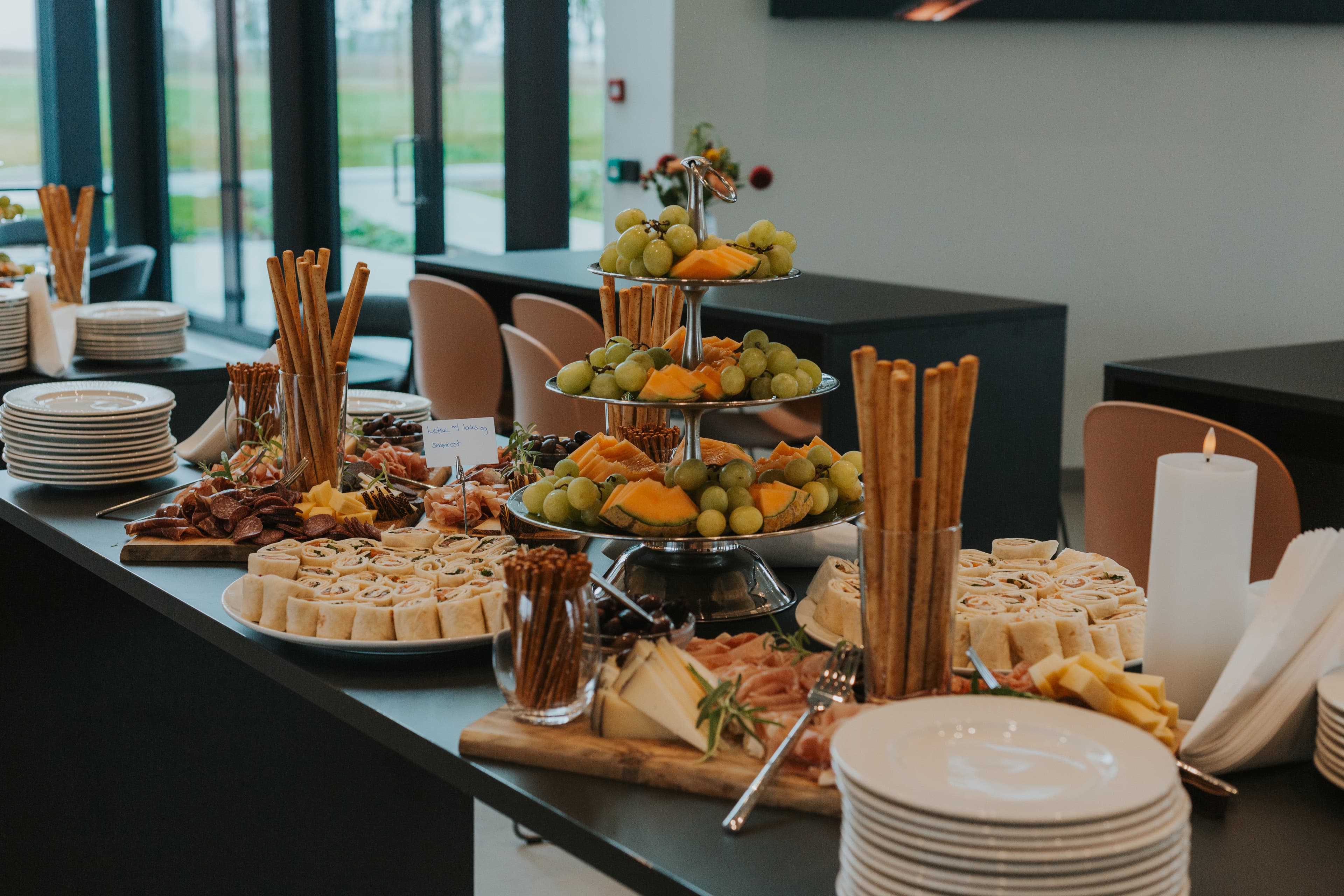 Konferansedeltakere i møterom på Bolstad Kulturgård